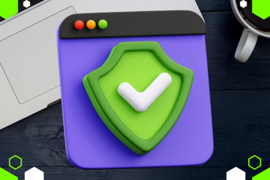 Cybersecurity shield representing antivirus solutions protecting against digital threats