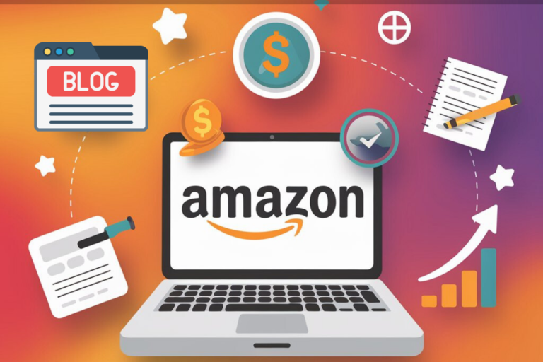 Amazon affiliate marketing process diagram