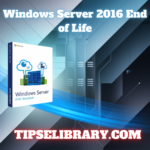 Windows Server 2016 End of Life timeline infographic